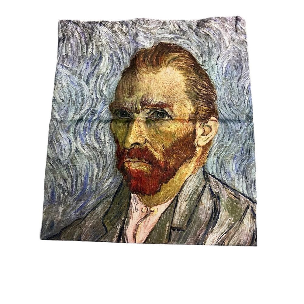 Vincent Van Gogh Self Portrait  Tote Bag Large Multicolor Art Theme Dura… - Picture 5 of 7